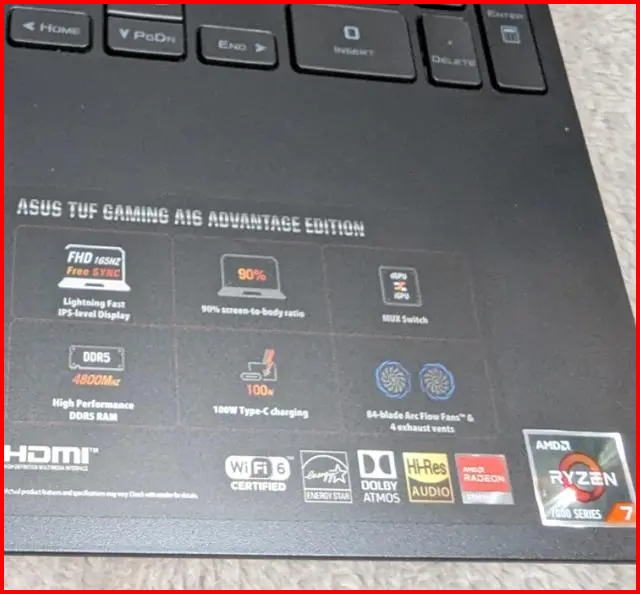 ASUS TUF Gaming laptop