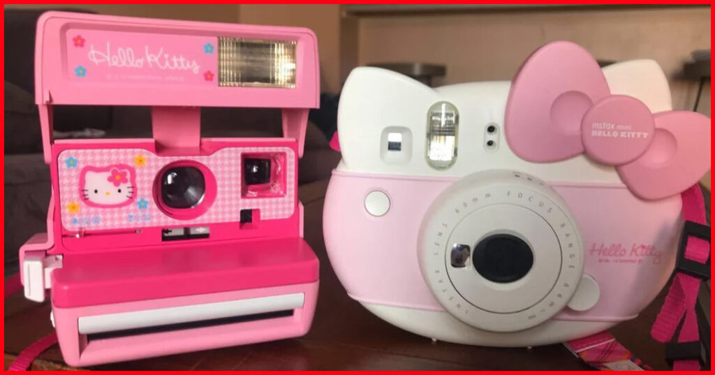 hello kitty polaroid camera