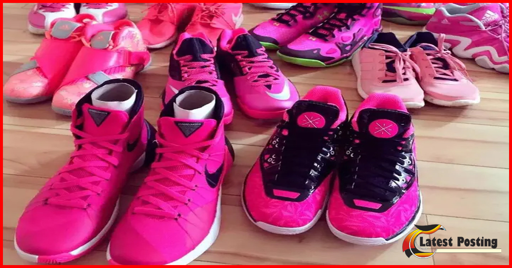 Pink shoes
