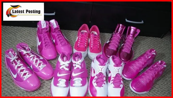 Pink shoes