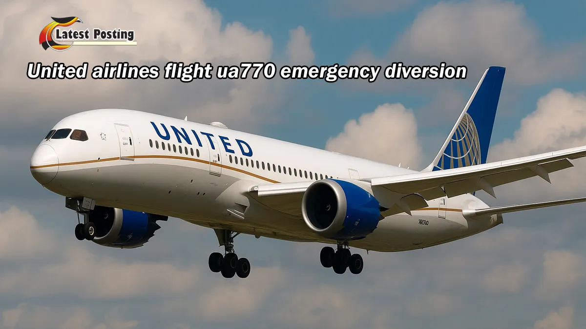 United airlines flight ua770 emergency diversion